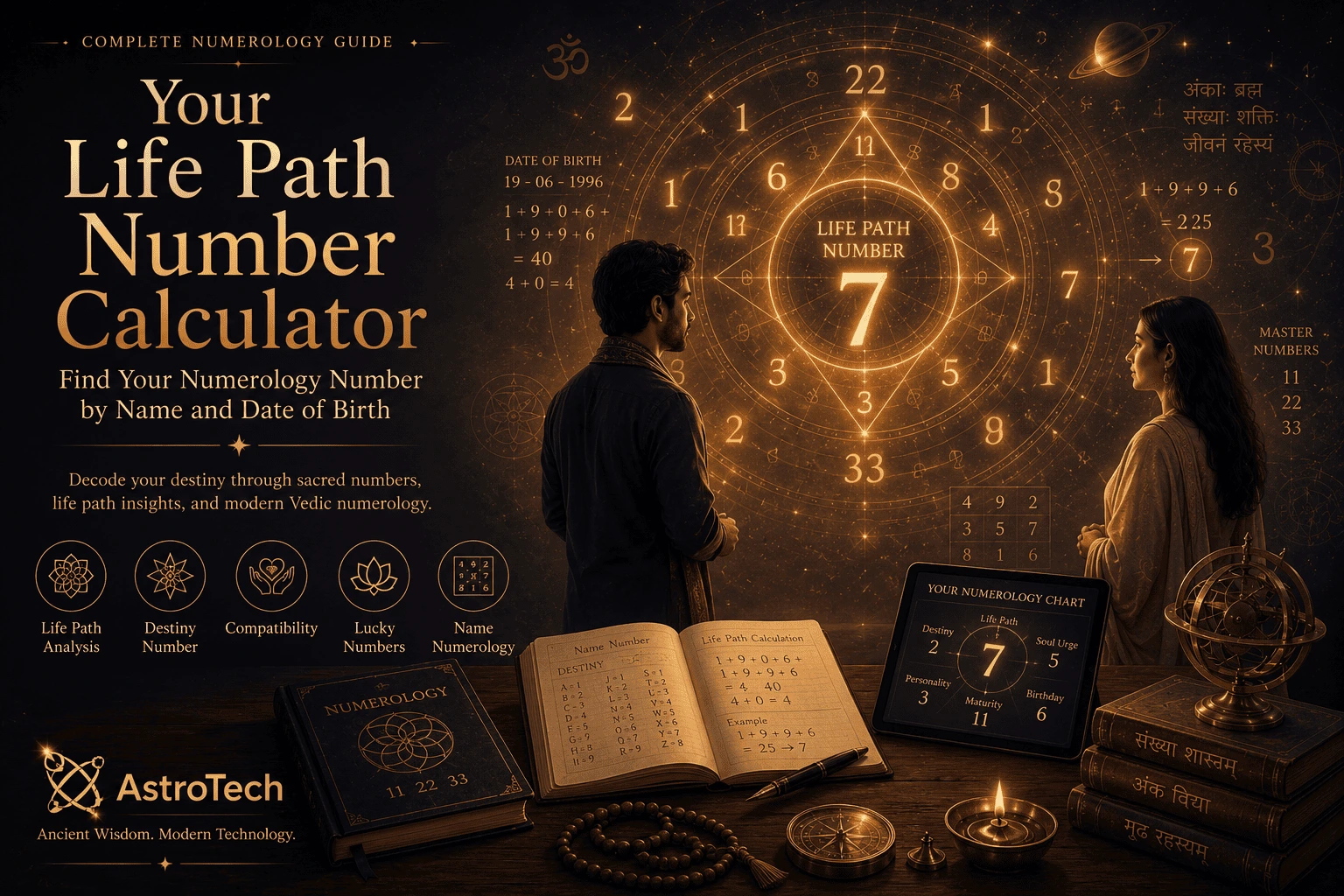 Your Life Path Number Calculator: Find Your Numerology Number by Name and Date of Birth